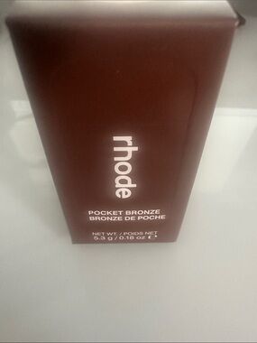 RHODE Pocket Bronze Compact - Deep Brown Packaging